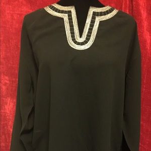 Black and Silver tunic